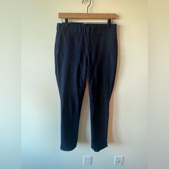 NYDJ Alina Pull On Women's Ankle & Jeans - Dark Blue Size 4 - Picture 1 of 8